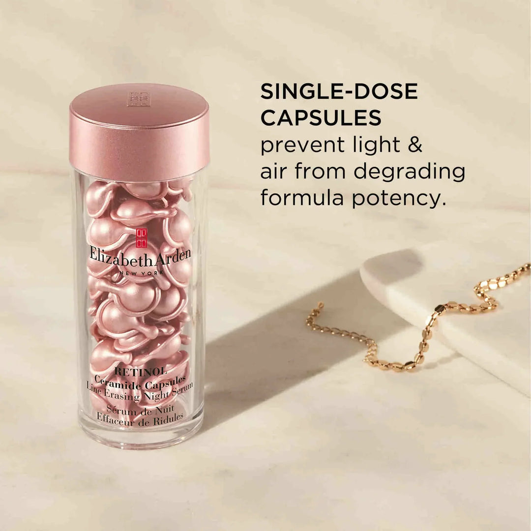 Single-dose capsules prevent light and air from degrading formula potency.