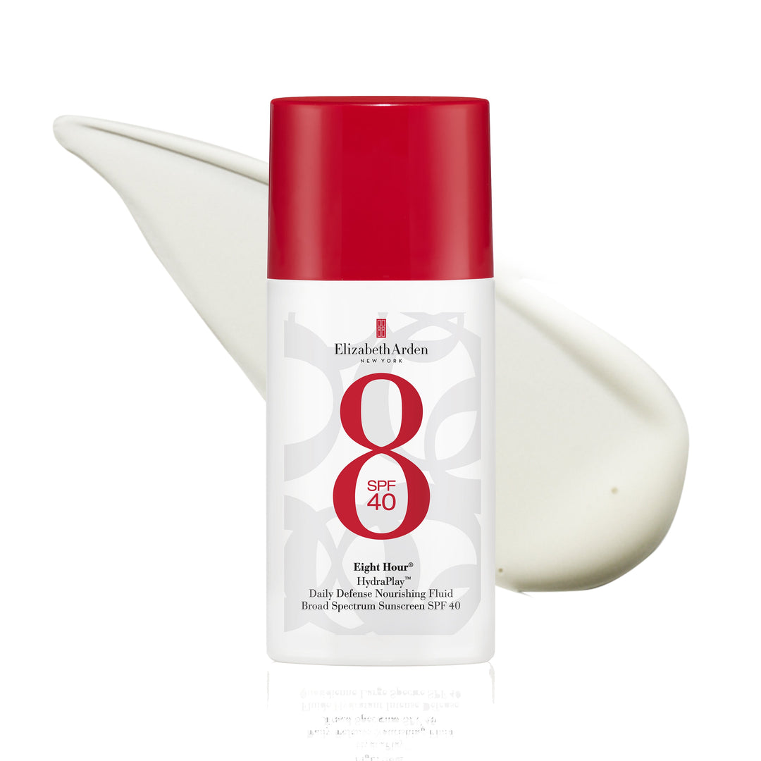 Eight Hour® HydraPlay™ Daily Defense Nourishing Fluid Broad Spectrum SPF 40 Key Product Image Bottle