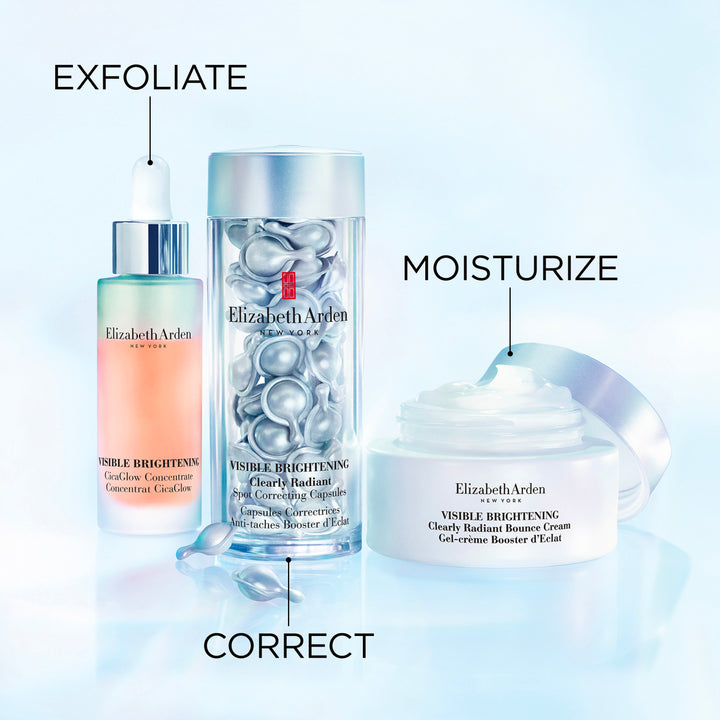 Elizabeth Arden UK Visible Brightening Clearly Radiant Spot Correcting Serum Capsules - recommended skincare routine with the product