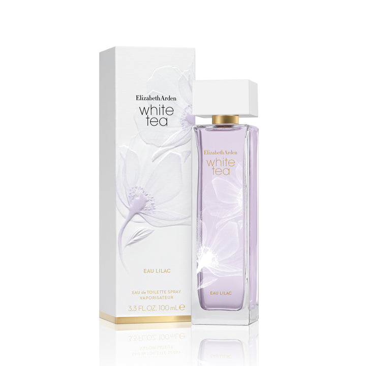 Elizabeth Arden UK White Tea Eau Lilac Eau de Toilette Spray, Product Image With Box