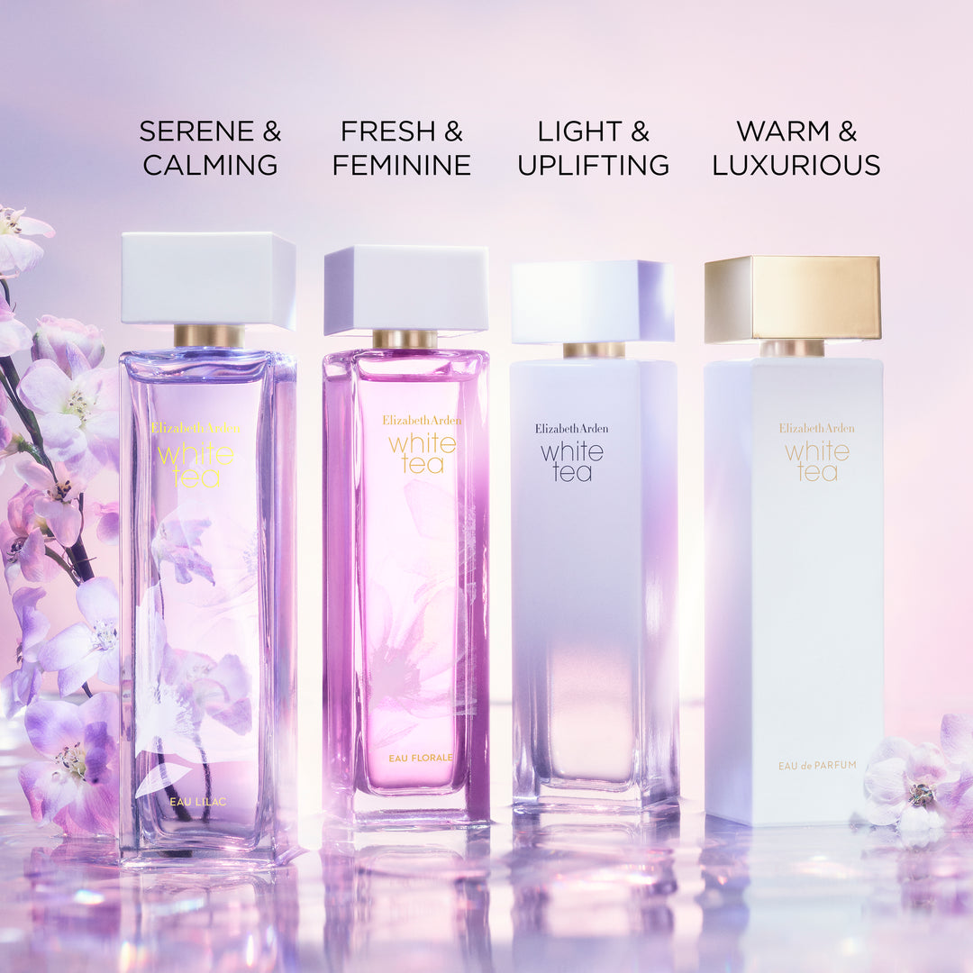 Elizabeth Arden UK White Tea Fragrance Collection with descriptions