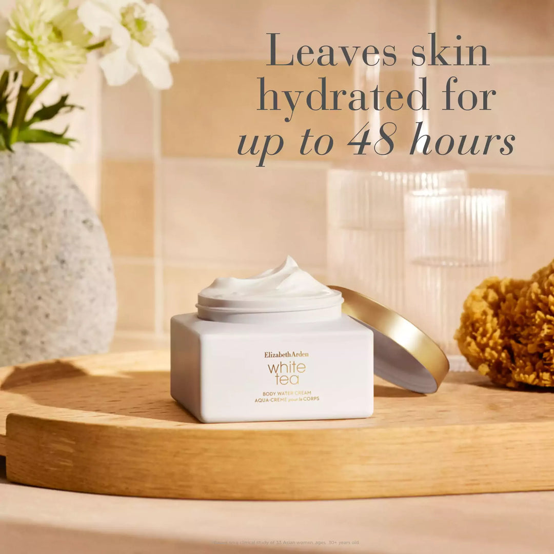 Leaves skin hydrated for up to 48 hours
