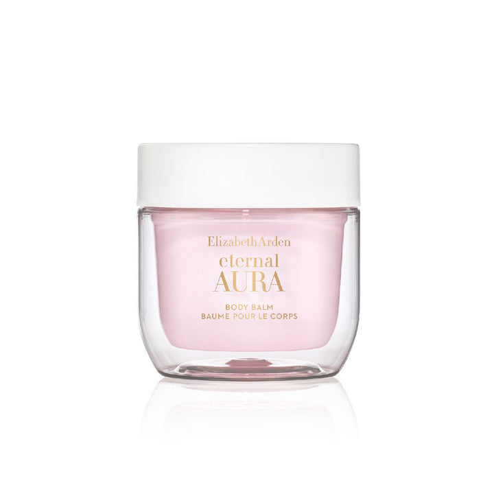 Elizabeth Arden Eternal Aura Body Balm moisturiser in pink jar