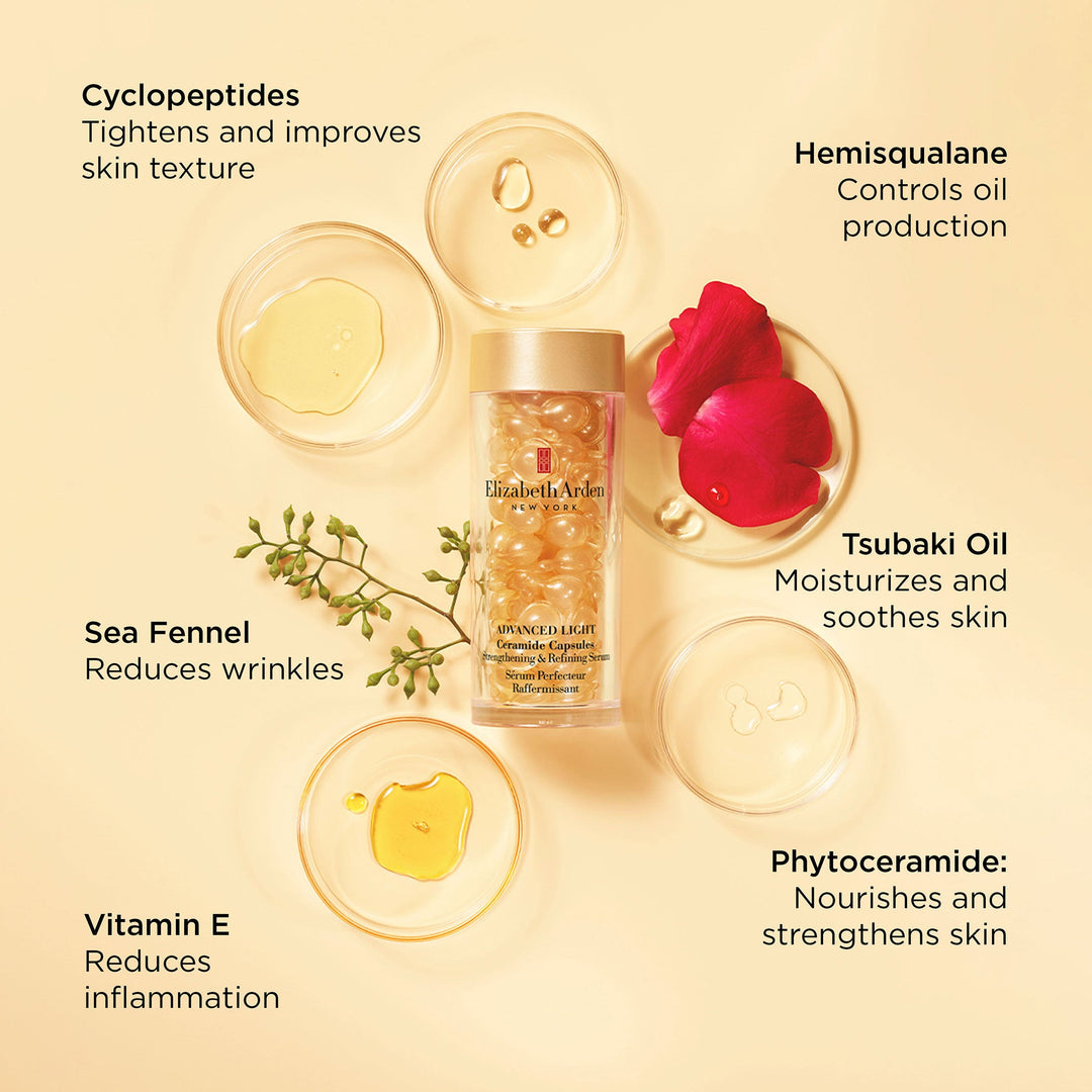 Key ingredients- Cyclopeptides-tightens and improves skin texture, hemisqualane- controls oil production, sea fennel- reduces wrinkles, tsubaki oil- moisturises and soothes skin, vitamin E- reduces inflammation, phytoceramide- nourishes and strengthen skin