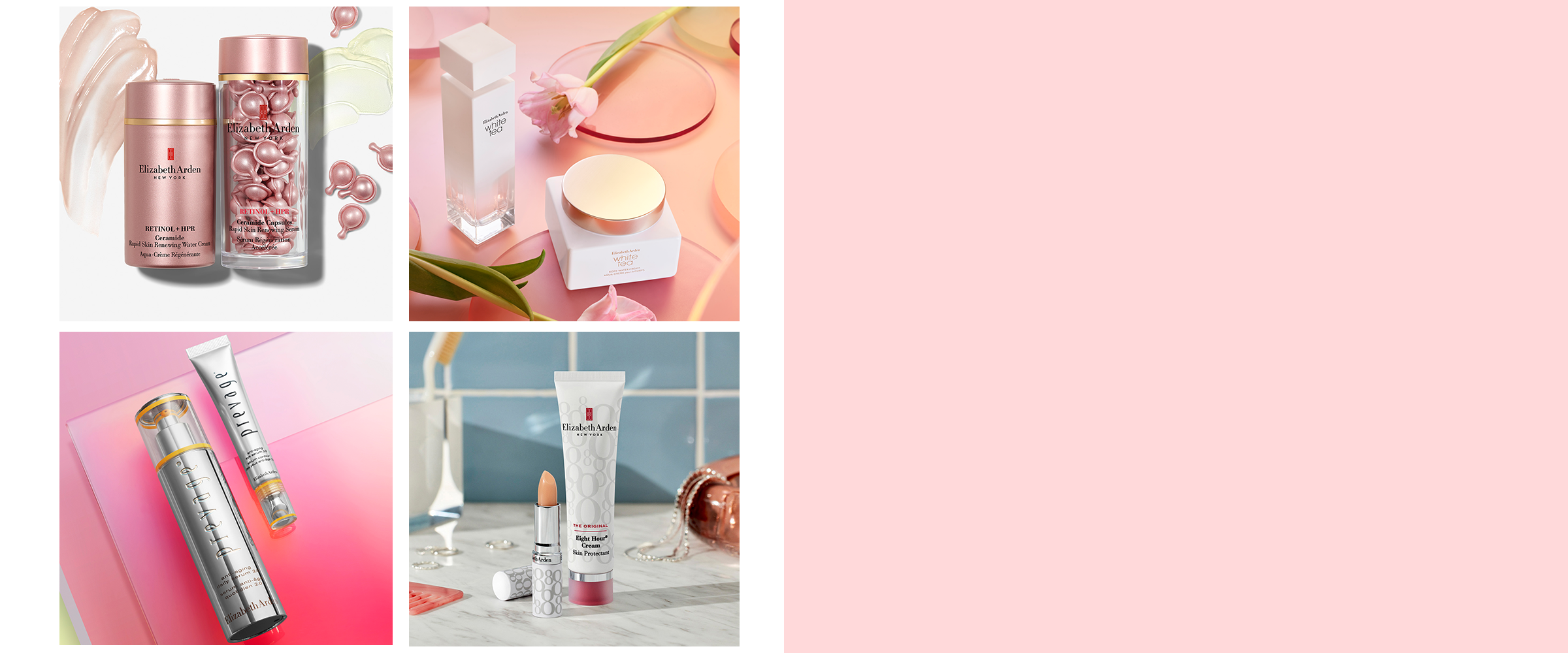 Square with images of collections desktop