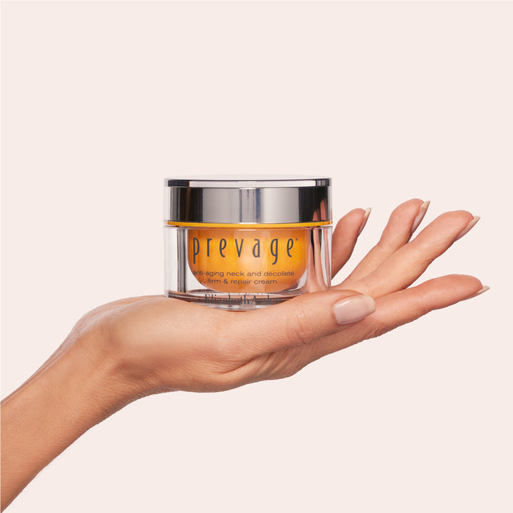 PREVAGE® Neck and Décolleté Firm & Repair Cream Held