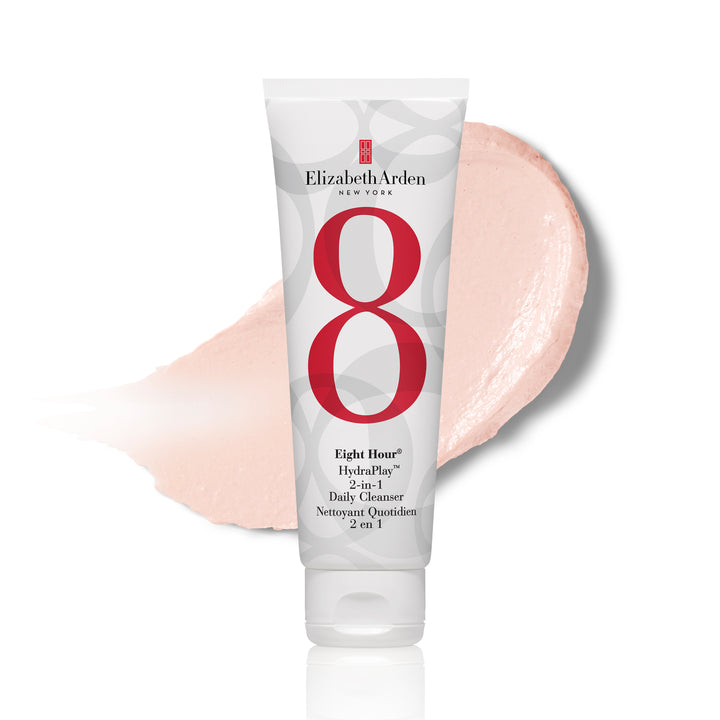 Eight Hour® HydraPlay™ 2-in-1 Daily Cleanser with Texture and White Background