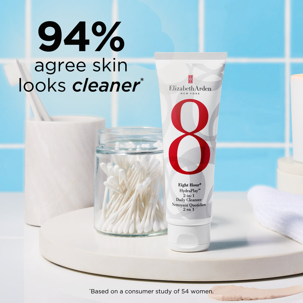 Eight Hour® HydraPlay™ 2-in-1 Daily Cleanser Consumer Result