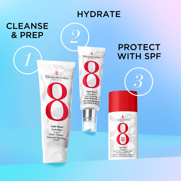 Eight Hour® HydraPlay™ 2-in-1 Daily Cleanser Routine