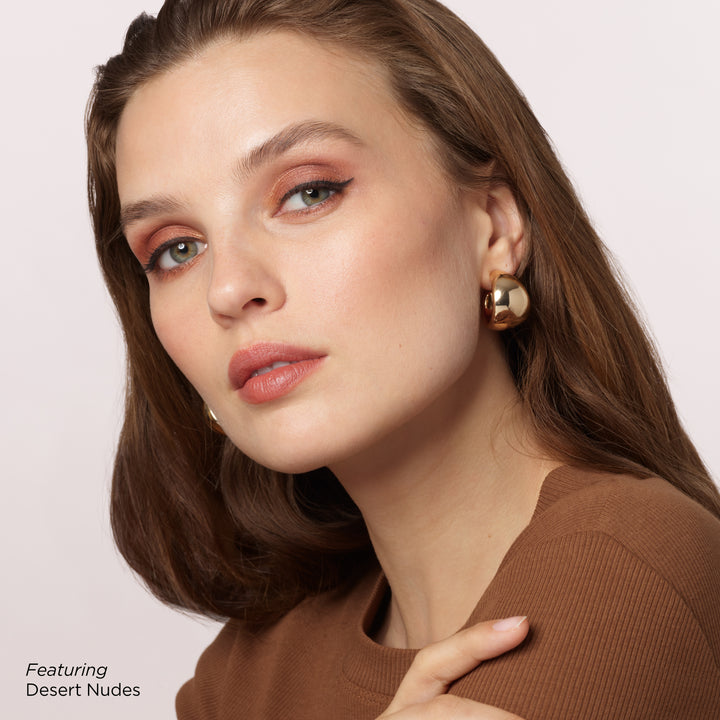 Elizabeth Arden Desert Nudes Eyeshadow Quad Palette colours on model