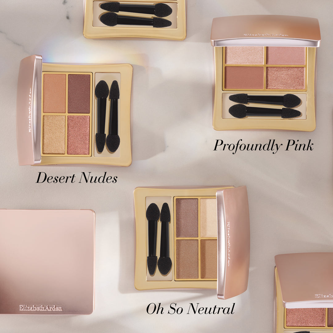 Elizabeth Arden Eyeshadow Quad Palettes (Profoundly Pink, Desert Nude, Oh So Neutral)