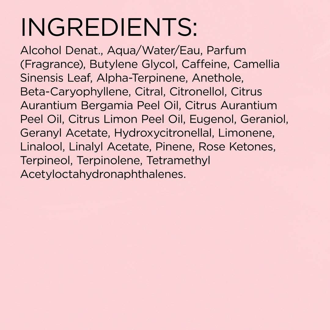 ngredient list for Green Tea Strawberry Basil Eau De Toilette perfume