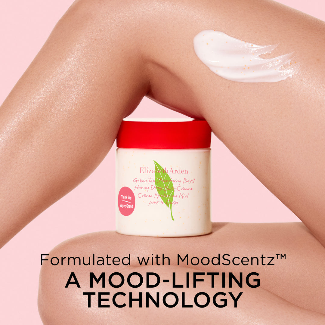 Green Tea Strawberry Basil Honey Drops Body Cream