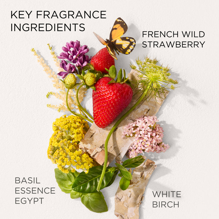 Green Tea Strawberry Basil Honey Drops Body Cream