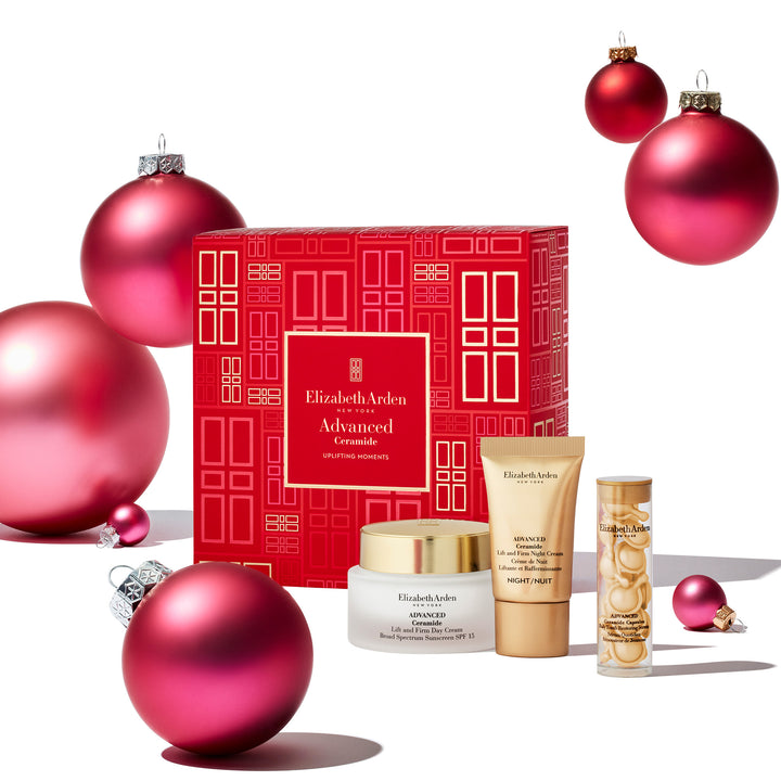 Elizabeth Arden UK Uplifting Moments Advanced Ceramide Skincare 3-piece Holiday Gift Set, Holiday Product Image