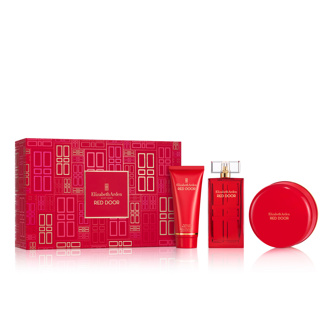 Elizabeth Arden UK Holiday Red Door 100 ml Fragrance, Lotion & Body Powder Gift Set Product Image