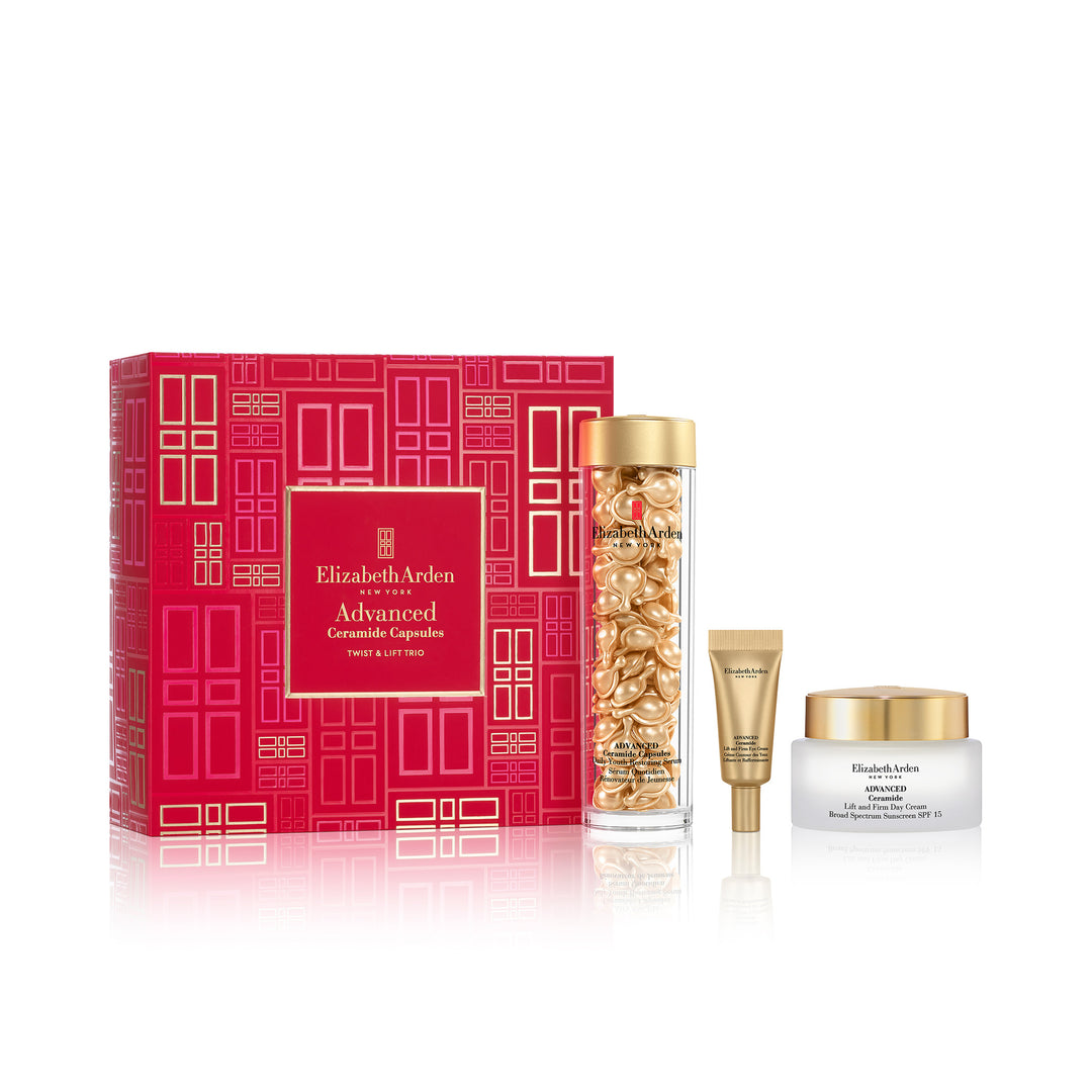 Elizabeth Arden UK Twist & Lift Trio Advanced Ceramide Capsules Skincare Gift Set, Product Image
