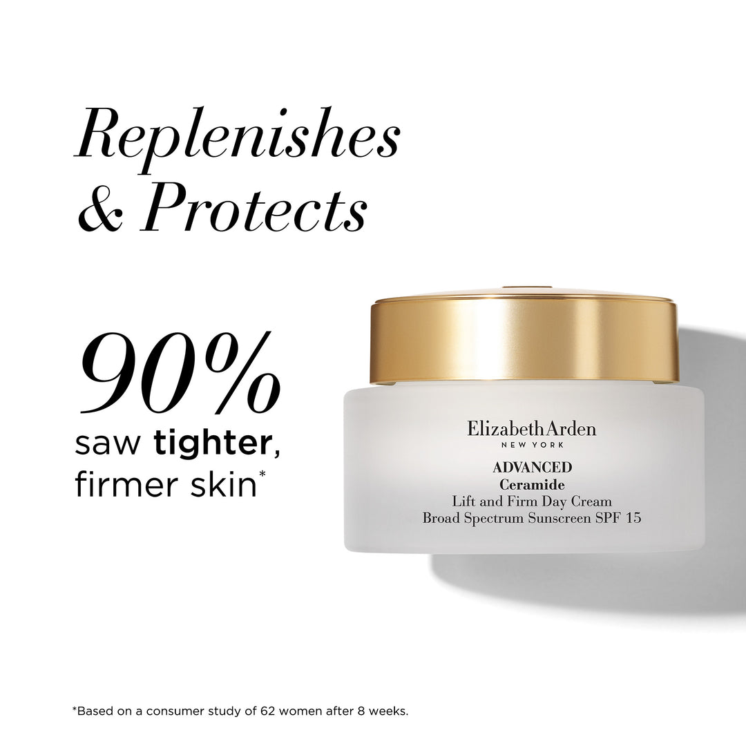 Elizabeth Arden UK Twist & Lift Trio Advanced Ceramide Capsules Skincare Gift Set, Lift & Firm Day Cream SPF 15 Benefits