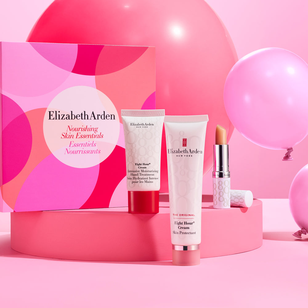 Nourishing Skin Set with Pink Background