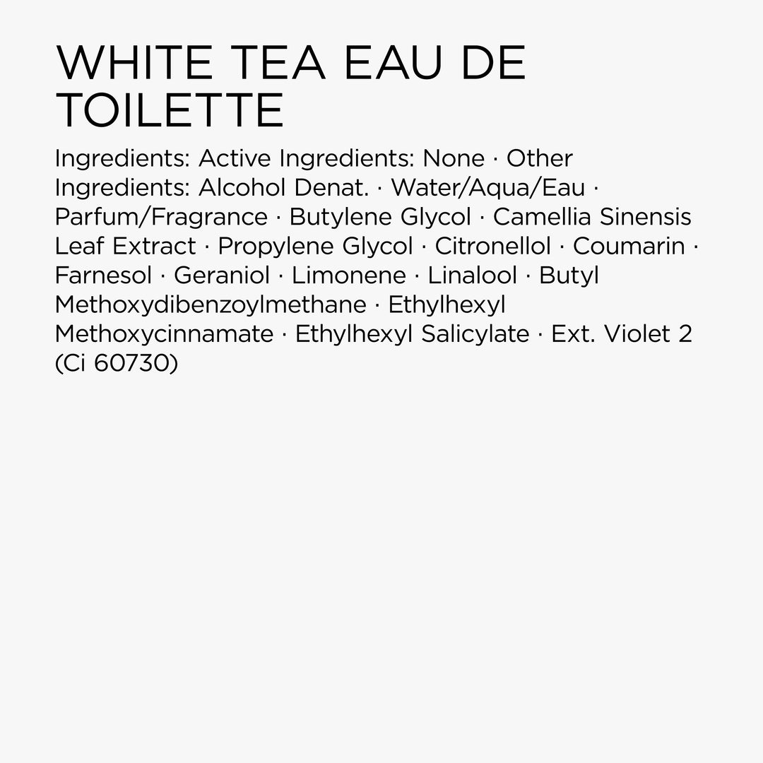 White Tea Eau de Toilette 2-Piece Gift Set, 100ml