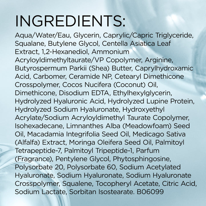 Hyaluronic Acid + Peptides Ceramide Hydra-Plumping Water Cream Full Ingredients List