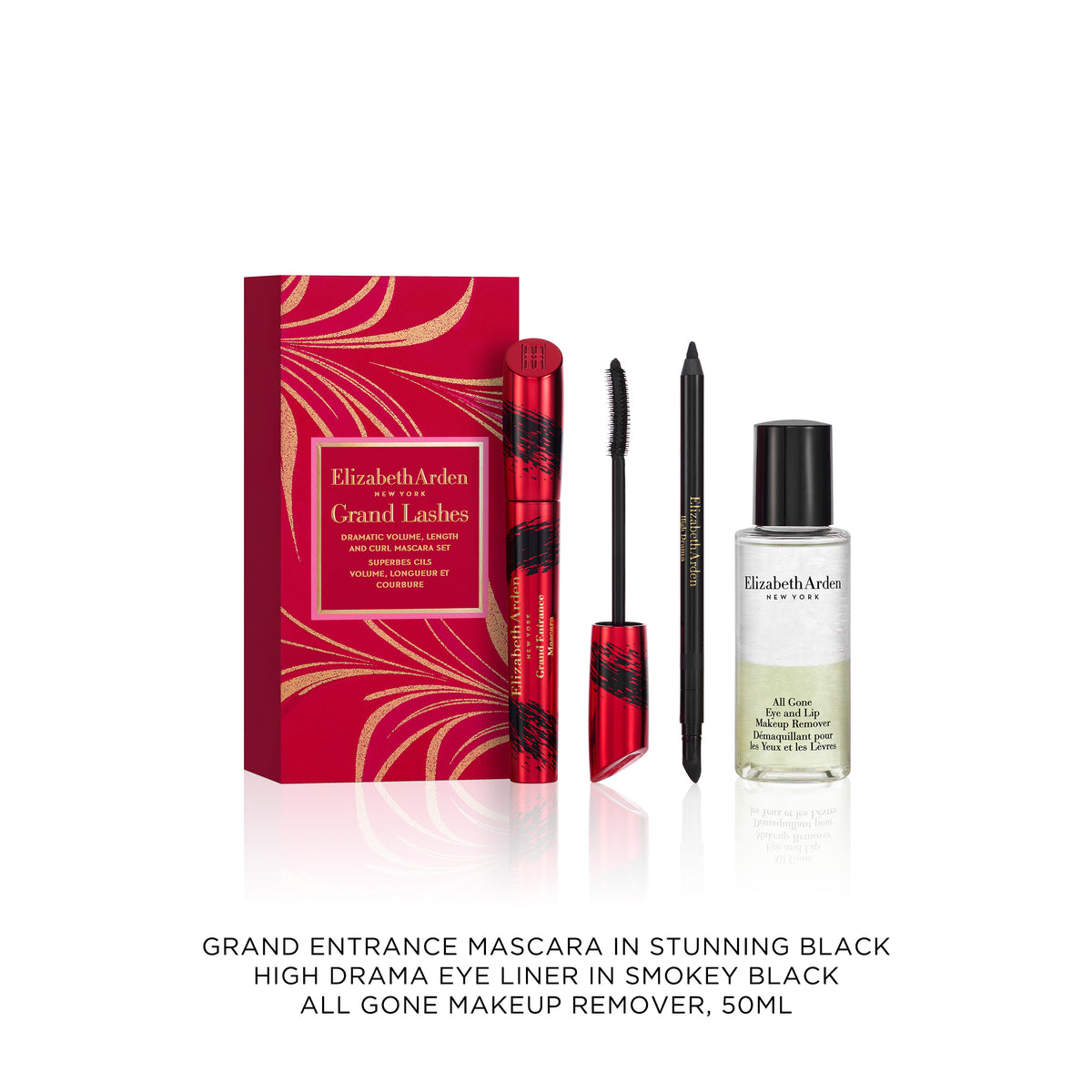 Grand Lashes Dramatic Volume Length Curl Mascara 3 Piece Holiday Gift Set