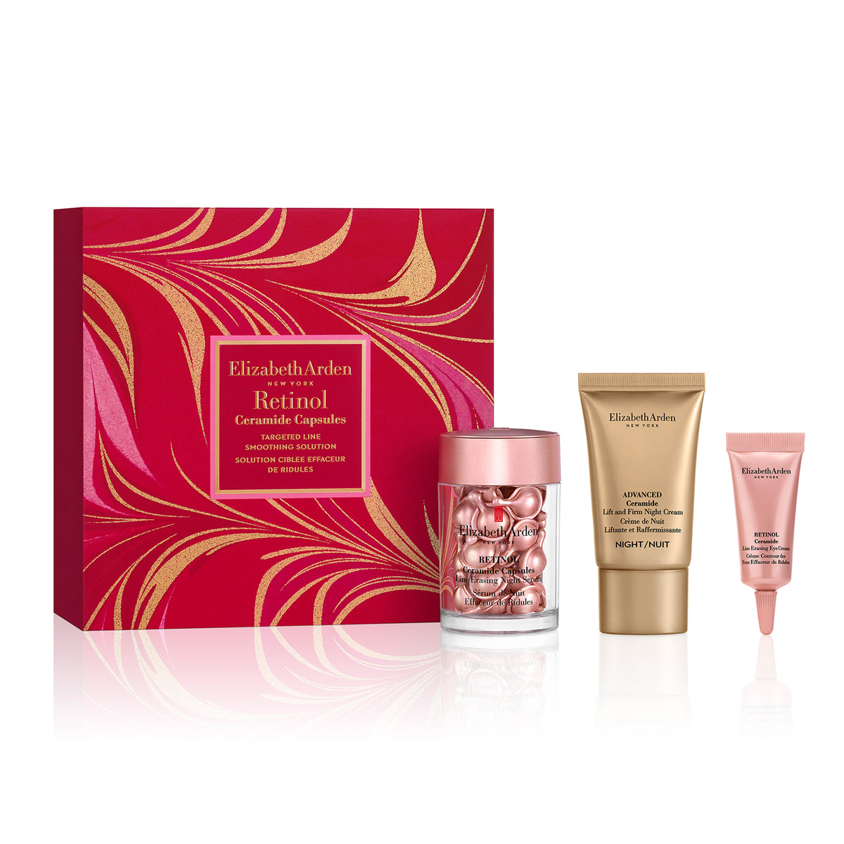 Retinol Ceramide Capsules Targeted Line Smoothing Solution 3 Piece Holiday Gift Set